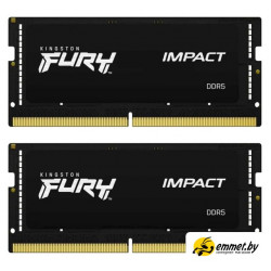 Оперативная память Kingston FURY Impact 2x16 ГБ DDR5 4800 МГц KF548S38IBK2-32