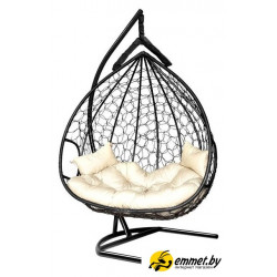 Подвесное кресло LetoLux Dublin (черный/бежевый)