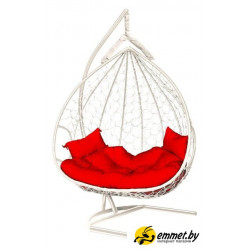 Подвесное кресло LetoLux Dublin (белый/красный)