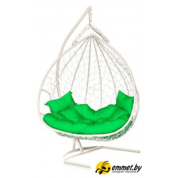 Подвесное кресло LetoLux Dublin (белый/зеленый)