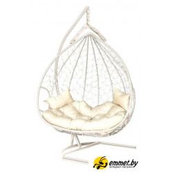 Подвесное кресло LetoLux Dublin (белый/бежевый)