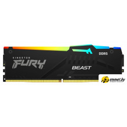 Оперативная память Kingston FURY Beast RGB 16ГБ DDR5 5200 МГц KF552C40BBA-16