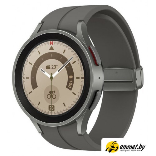 Умные часы Samsung Galaxy Watch 5 Pro 45 мм (серый титан)
