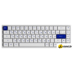Клавиатура Akko 3068B Plus White & Blue (Akko CS Jelly Pink)