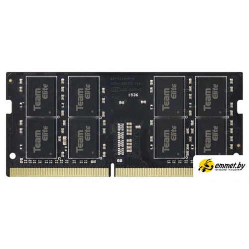 Оперативная память Team Elite 8ГБ DDR4 SODIMM 3200МГц TED48G3200C22-S01