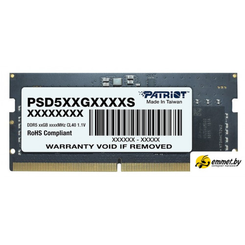 Оперативная память Patriot Signature Line 16ГБ DDR5 4800 МГц PSD516G480081S
