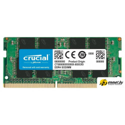 Оперативная память Crucial 16ГБ DDR4 SODIMM 3200 МГц CT16G4SFS832A