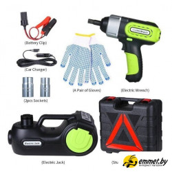 Автомобильный компрессор AutoHelp Набор 4в1 в чемодане