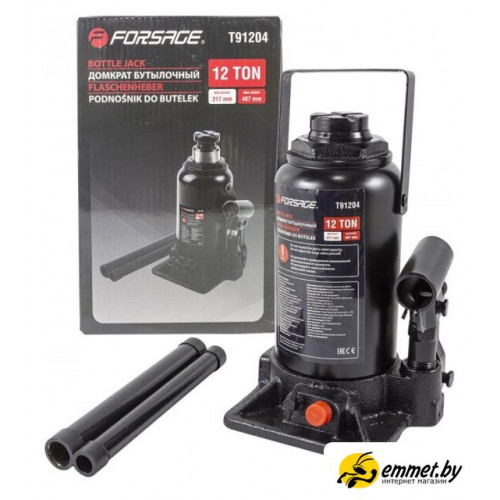 Бутылочный домкрат FORSAGE F-T91204(DS) 12т