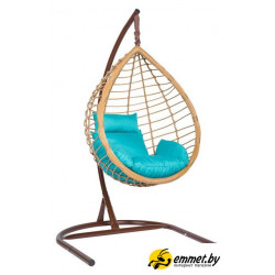 Подвесное кресло LetoLux Bali (коричневый/бирюзовый)