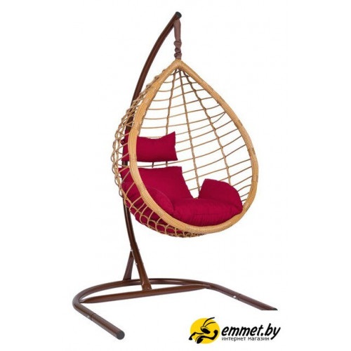 Подвесное кресло LetoLux Bali (коричневый/бордовый)