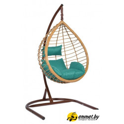 Подвесное кресло LetoLux Bali (коричневый/темно-зеленый)
