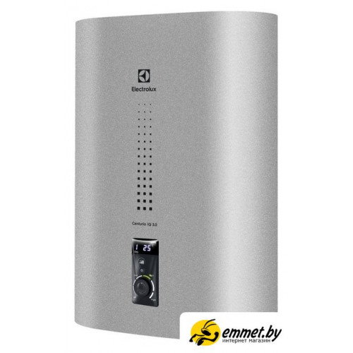 Накопительный электрический водонагреватель Electrolux EWH 30 Centurio IQ 3.0 Silver Накопительный электрический водонагреватель Electrolux EWH 30 Centurio IQ 3.0 Silver