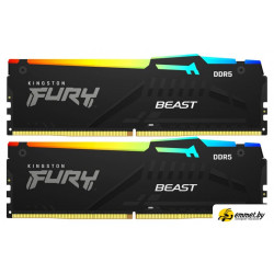 Оперативная память Kingston FURY Beast RGB 2x32ГБ DDR5 5200 МГц KF552C40BBAK2-64