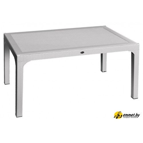 Стол Holiday Rattan Olympia 90x150 (серый)