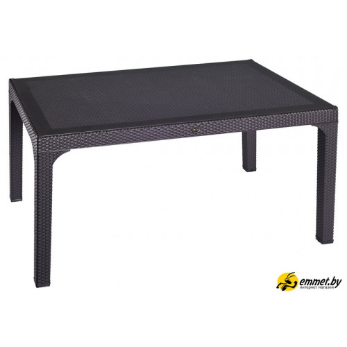 Стол Holiday Rattan Olympia 90x150 (коричневый)
