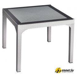 Стол Holiday Rattan Comfort 90x90 (серый)