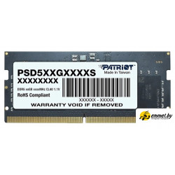 Оперативная память Patriot Signature Line 8ГБ DDR5 4800 МГц PSD58G480041S