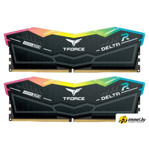 Оперативная память Team T-Force Delta RGB 2x16ГБ DDR5 7800 МГц FF3D532G7800HC38DDC01