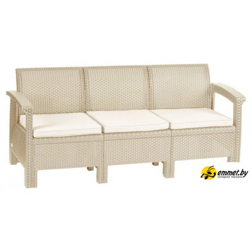 Садовый диван Holiday Ratt трехместный 179x63x76 (серый)
