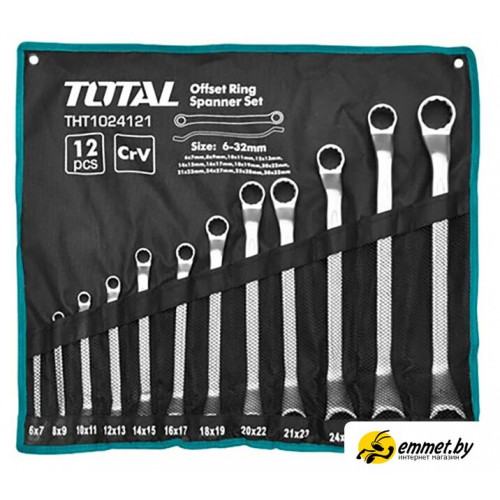 Набор ключей Total THT1024121 (12 предметов)