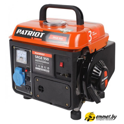 Бензиновый генератор Patriot Max Power SRGE 950 [474102020]