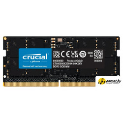 Оперативная память Crucial 16ГБ DDR5 SODIMM 4800 МГц CT16G48C40S5