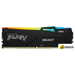Оперативная память Kingston FURY Beast RGB 16ГБ DDR5 5600 МГц KF556C40BBA-16