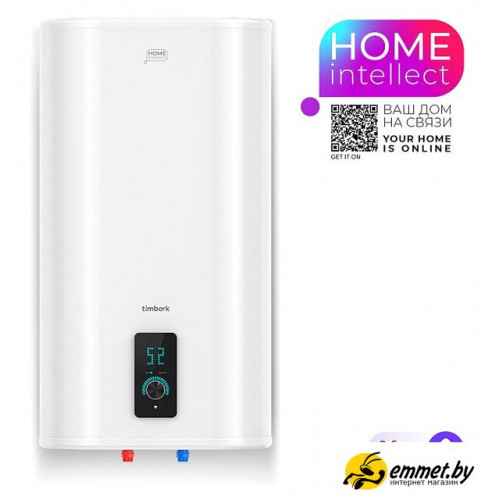 Накопительный электрический водонагреватель Timberk Home Intellect T-WSS50-N77-U-WF