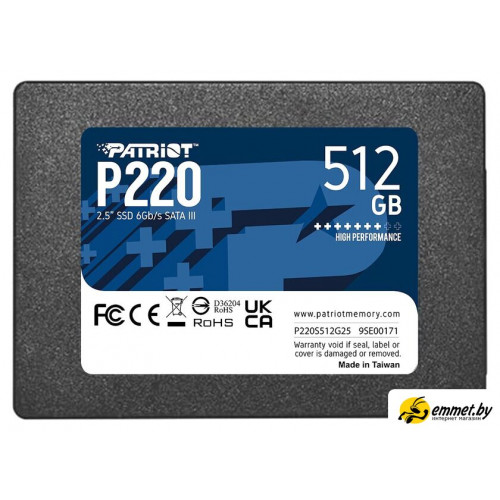 SSD Patriot P220 512GB P220S512G25
