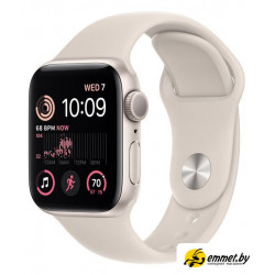 Умные часы Apple Watch SE 2 40 мм (алюминиевый корпус, звездный свет/звездный све