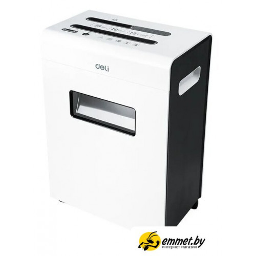 Шредер Deli E9903-EU (белый/черный)