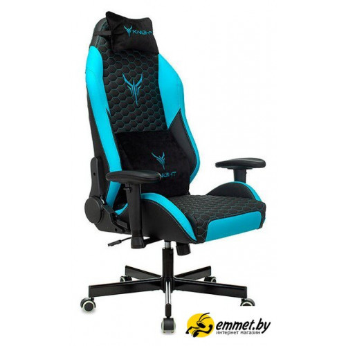 Игровое (геймерское) кресло Knight Neon (черный/голубой)