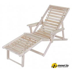 Шезлонг Мебелик С подлокотниками (без покрытия)