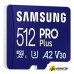 Карта памяти Samsung PRO Plus microSDXC 512GB MB-MD512SA/EU (с адаптером)