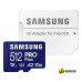 Карта памяти Samsung PRO Plus microSDXC 512GB MB-MD512SA/EU (с адаптером)