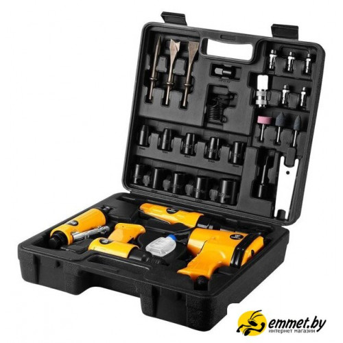 Наборы электроинструментов Deko Premium SET 34 018-0908 (прямая пневмошлифмашинка, пневмотрещотк