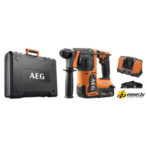 Перфоратор AEG Powertools BBH18BL2-502C 4935492343 (с 2-мя АКБ, кейс)
