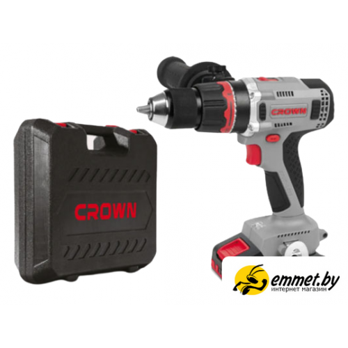 Дрель-шуруповерт Crown CT21090HMX-4 BMC (с 2-мя АКБ 4Ah, кейс)