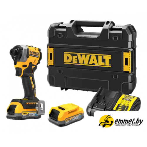 Винтоверт DeWalt DCF850E2T (с 2-мя АКБ 1.7 Ач, кейс)