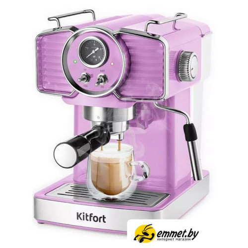 Рожковая кофеварка Kitfort KT-7125-3