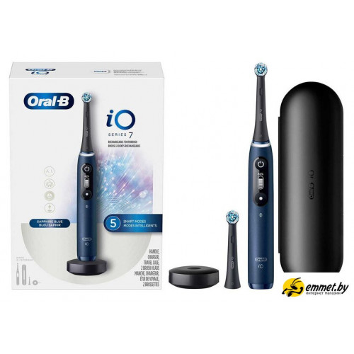Электрическая зубная щетка Oral-B iO7 (magnetic blue sapphire)