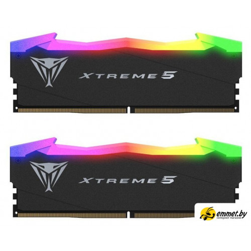 Оперативная память Patriot Viper Xtreme 5 RGB 2x24ГБ DDR5 7600 МГц PVXR548G76C36K
