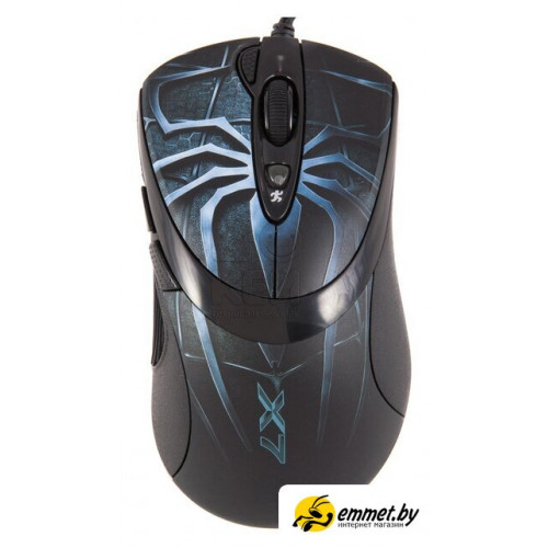 Игровая мышь A4Tech XL-747H (черный/синий)