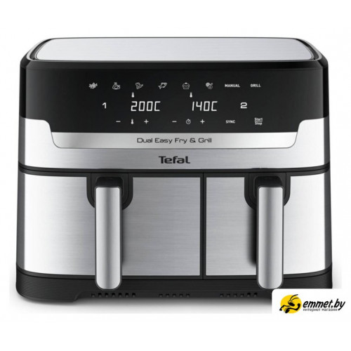 Аэрогриль (аэрофритюрница) Tefal Dual Easy Fry & Grill EY905D10