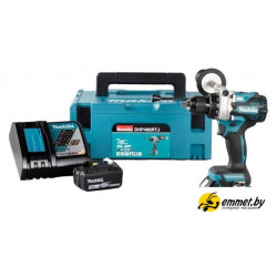 Ударная дрель-шуруповерт Makita DHP486RTJ (с 2-мя АКБ 5 Ач, кейс)
