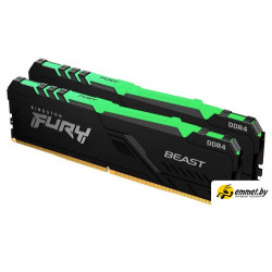Оперативная память Kingston FURY Beast RGB 2x16ГБ DDR4 3600МГц KF436C18BB2AK2/32