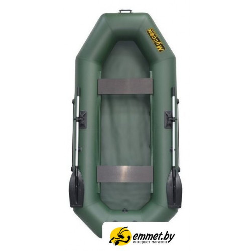 Моторно-гребная лодка Муссон S-280 (зеленый)