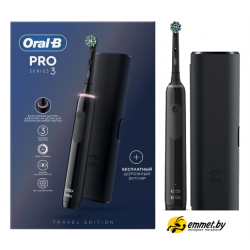 Электрическая зубная щетка Oral-B PRO Series 3 3500 D505.513.3X (черный)