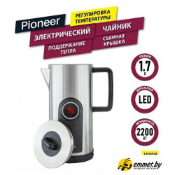 Электрический чайник Pioneer KE575M (серебристый)